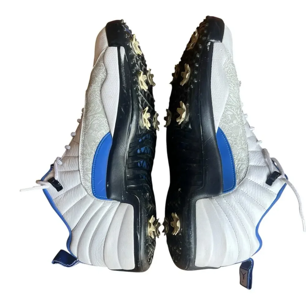 Nike Air Jordan 12 Low Golf White Game Royal Men’s Size 15 Golf Shoes Sneakers